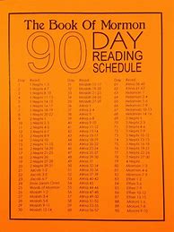 Image result for Book of Mormon 90 Days Reading