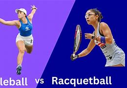 Image result for Racquetball vs Pickleball