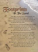 Image result for Footprints in the Sand Print