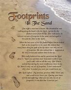 Image result for Footprints in the Sand Poem Clip Art