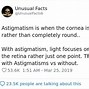 Image result for Astigmatism vs Normal Lights