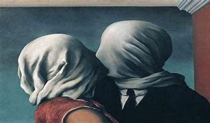 Image result for The Lovers I Rene Magritte