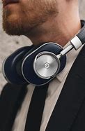 Image result for Brown Leather Wireless Headphones