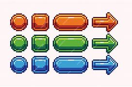 Image result for Pixel Art Buttons