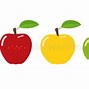 Image result for Red Yellow Green Apple Clip Art