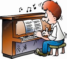 Image result for Singer and Piano Player Clip Art