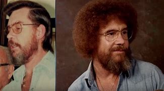 Image result for Bob Ross Afro