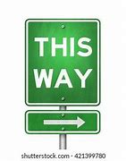 Image result for This Way Sign Clip Art