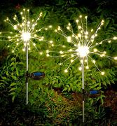 Image result for Firework Solar Garden Lights