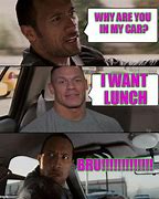 Image result for Lunch in Your Car Meme