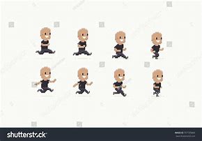 Image result for 16X16 Character Animated Running