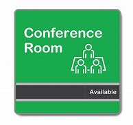 Image result for Meeting Room Signage in Red