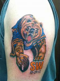 Image result for Chicago Bears and White Sox and Blackhawks Tattoo