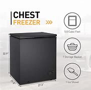 Image result for Stainless 6 Cubic Feet Chest Freezer