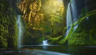 Image result for Waterfall Landscape 4K