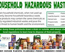 Image result for Household Hazardous Waste