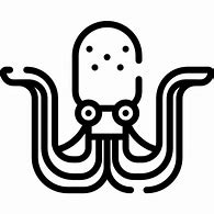 Image result for Black Octopus Icon