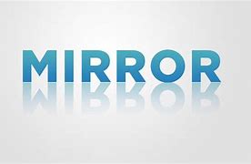 Image result for Graphic Design Mirror Effect