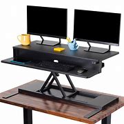 Image result for Laptop and Monitor Stand for Desk