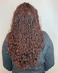 Image result for Spiral Perm Long Thin Hair