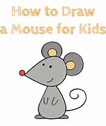 Image result for How to Draw a Cartoon Mouse