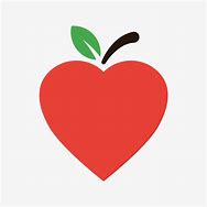 Image result for Heart Shaped Apple SVG