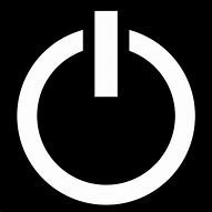 Image result for Power Button Icon Transparent Black