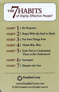 Image result for The 7 Habits of Highly Effective People for Kids