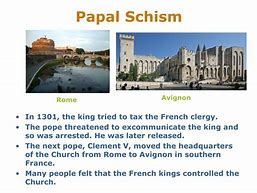 Image result for Papal Schism