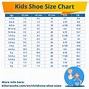 Image result for Girls Shoe Size Conversion Chart