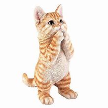 Image result for Cat Praying Statue