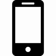 Image result for Mobile Icon.png White