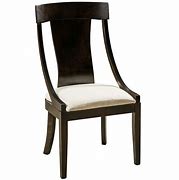 Image result for Wooden Chairs with Curved Back