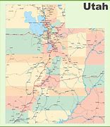 Image result for Utah State Map Cities and Roads