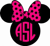 Image result for Minnie Mouse Monogram Decal