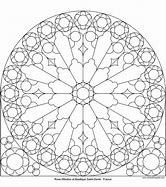 Image result for Notre Dame Rose Window Coloring Page