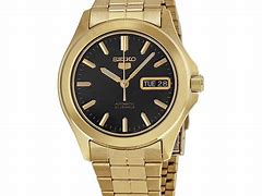 Image result for Seiko Black Gold Watch