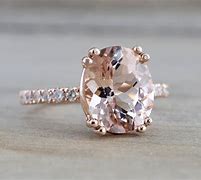 Image result for Pink Rose Gold Morganite Ring