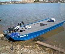 Image result for Blue and White Jon Boat