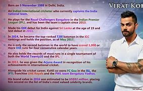 Image result for Virat Kohli Achievements in Cricket