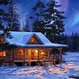 Image result for Winter Cabin Landscape