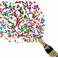Image result for Champagne Bottle Popping Confetti