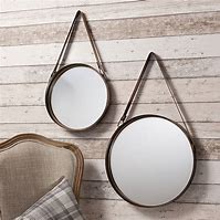 Image result for Round Hanging Mirror