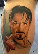 Image result for Robert Downey Jr Avengers Tattoo