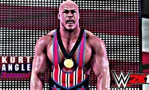 Image result for WWE 2K18 Kurt Angle