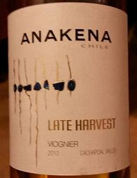 Image result for Anakena Late Harvest Viognier