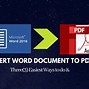 Image result for How to Save PDF as Word Document