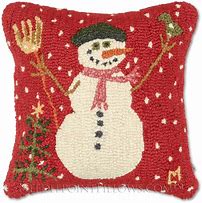 Image result for Hooked Christmas Pillows