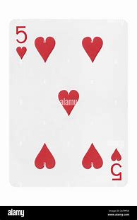 Image result for 5 Hearts Playing Card