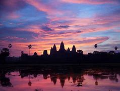 Image result for Sunset at Angkor Wat